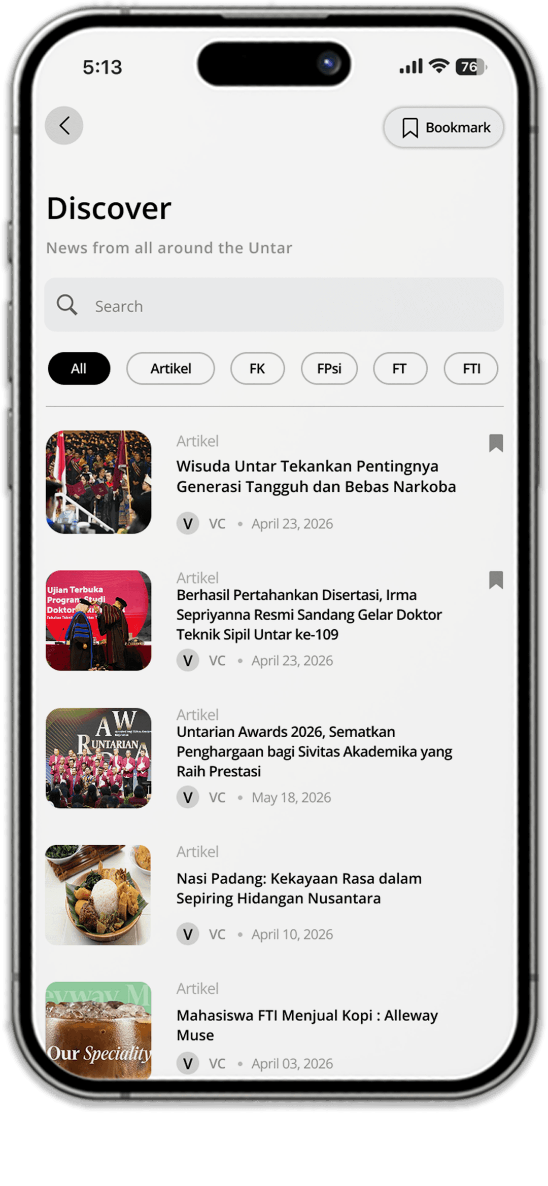 Discover articles on UntarX